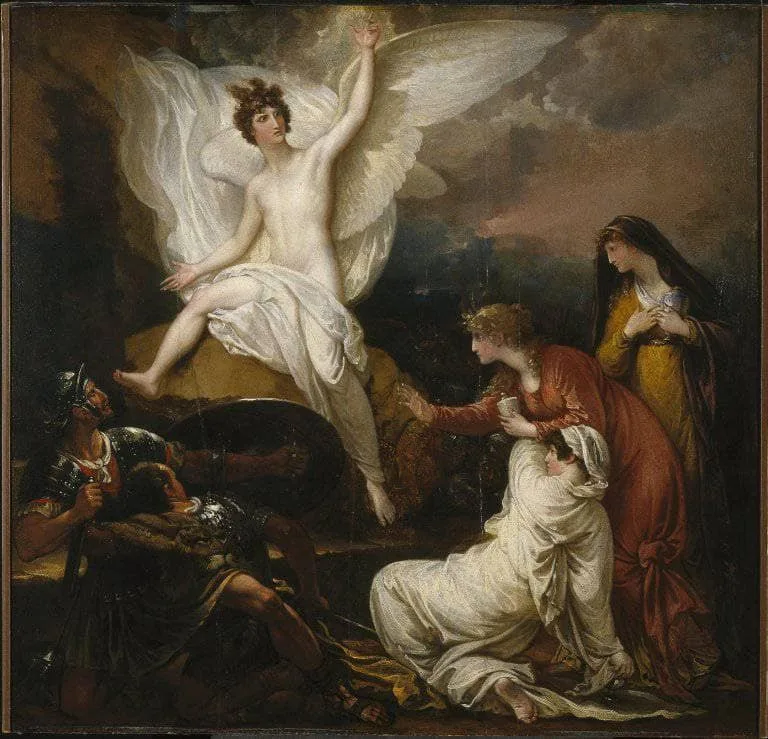 The Angel of the Lord Announcing the Resurrection — hand-painted oil reproduction