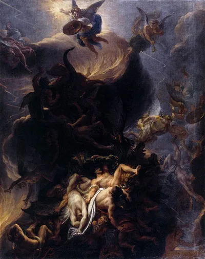 The Fall of the Rebel Angels by Charles Le Brun