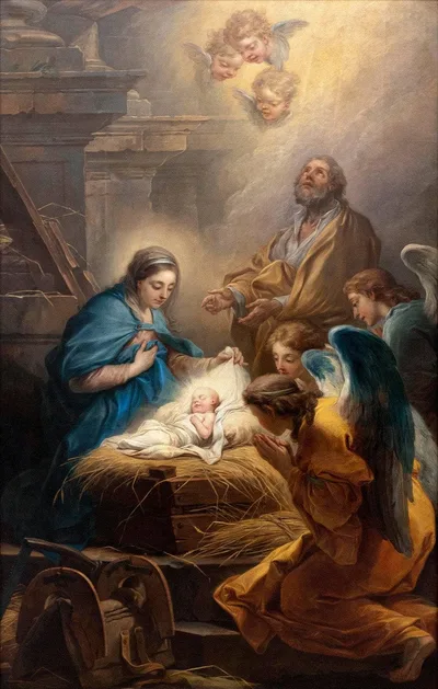 The Adoration Of Angels by Charles-Andre van Loo (Carle van Loo)