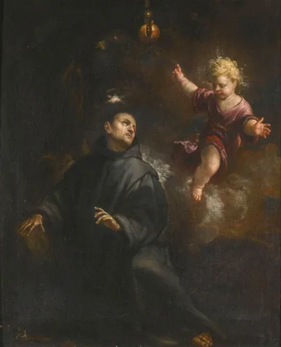 St. John of God with an Angel. by Claudio Coello