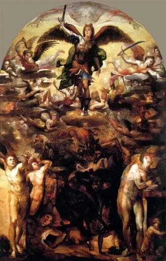 The Fall of the Rebel Angels by Domenico Beccafumi