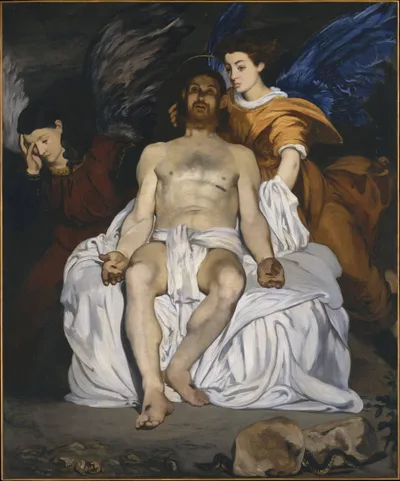The Dead Christ with Angels by Edouard Manet