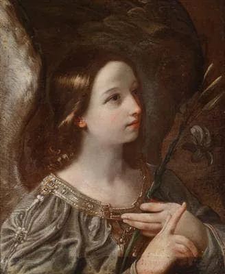The Angel of the Annunciation by Elisabetta Sirani