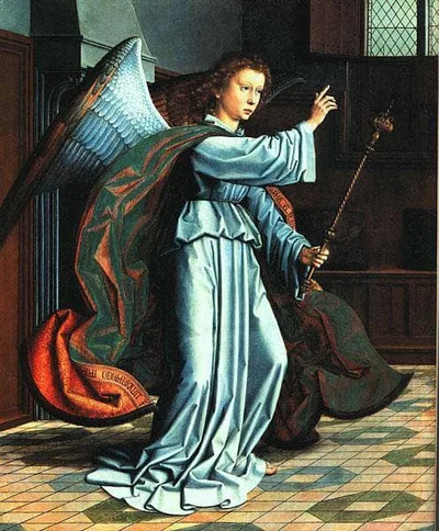 The Angel of the Annunciation by Gerard David