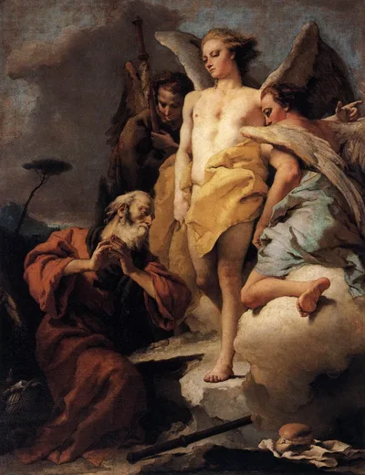 Abraham and the Three Angels by Giovanni Battista Tiepolo