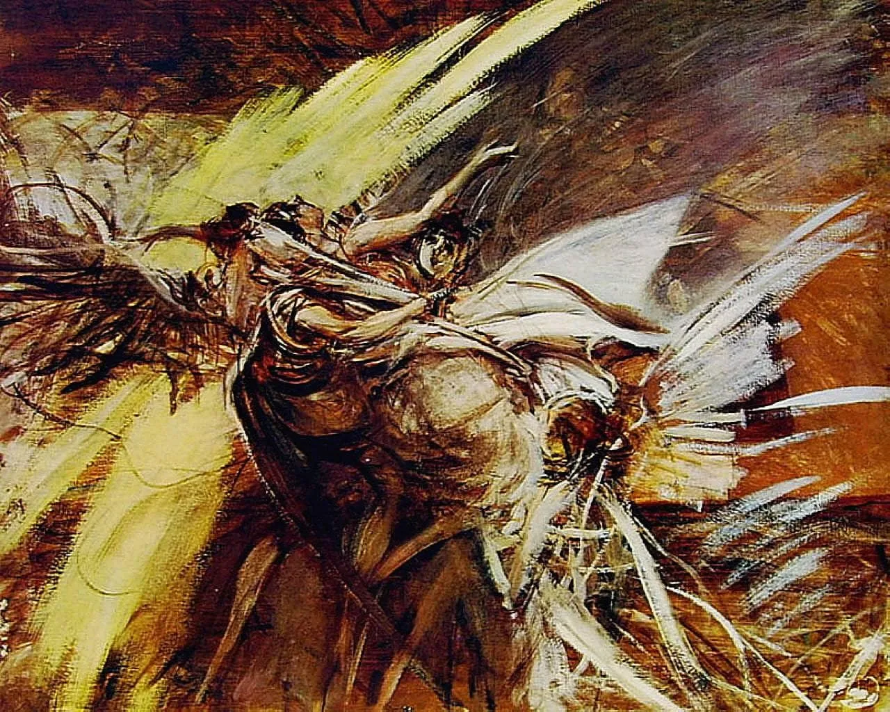 Angels — hand-painted oil reproduction
