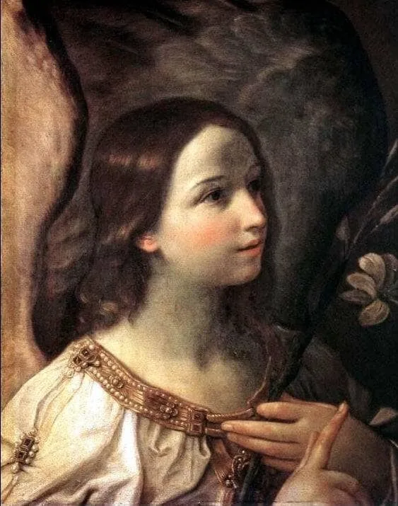 Angel of the Annunciation — hand-painted oil reproduction