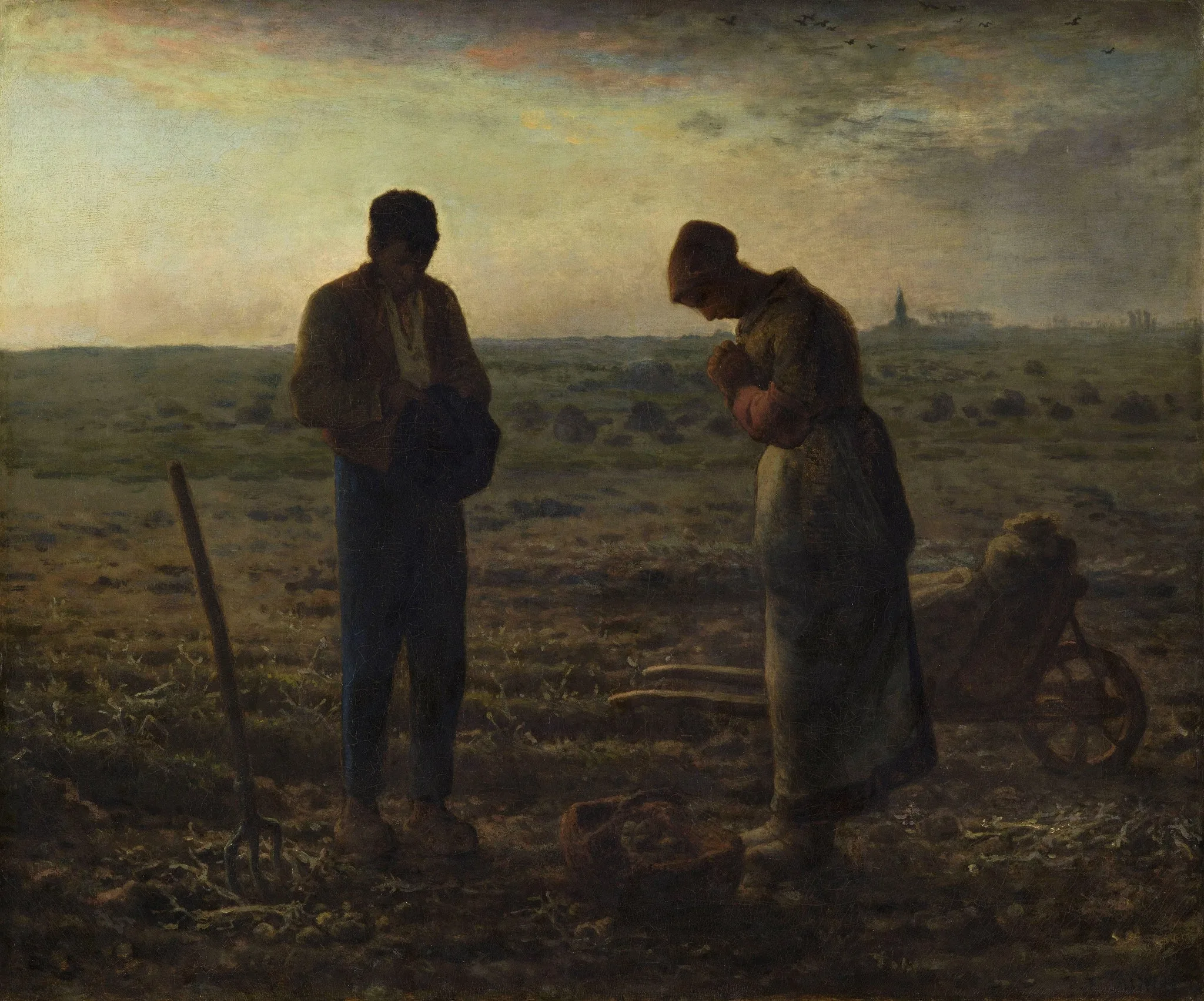 The Angelus — hand-painted oil reproduction