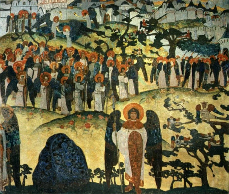 Treasure of Angels — hand-painted oil reproduction