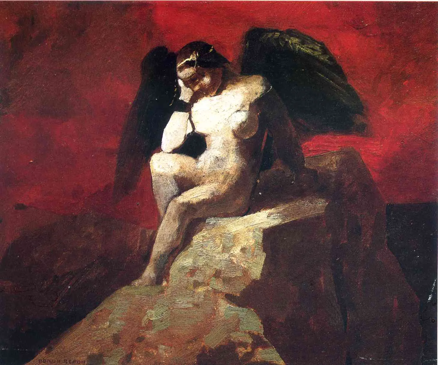 Angel in Chains — hand-painted oil reproduction