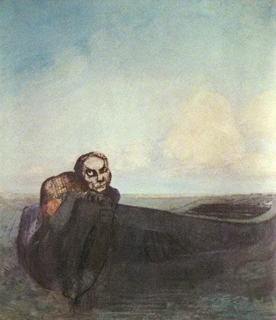 The Angel of Destiny by Odilon Redon