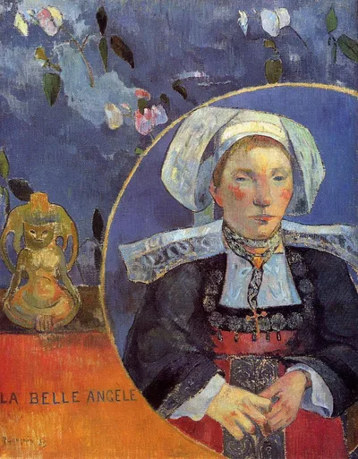 The Beautiful Angel (Madame Angele Satre, the Innkeeper at Pont-Aven) by Paul Gauguin