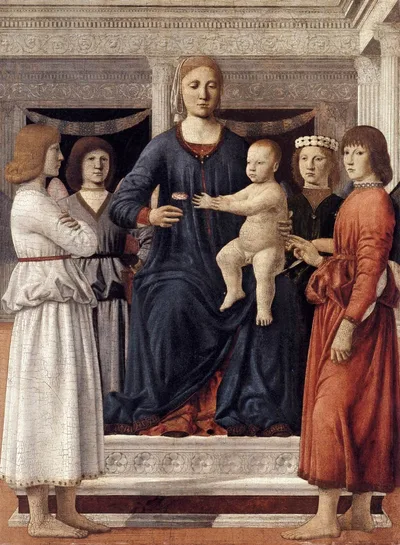 Madonna and Child Attended by Angels by Piero della Francesca