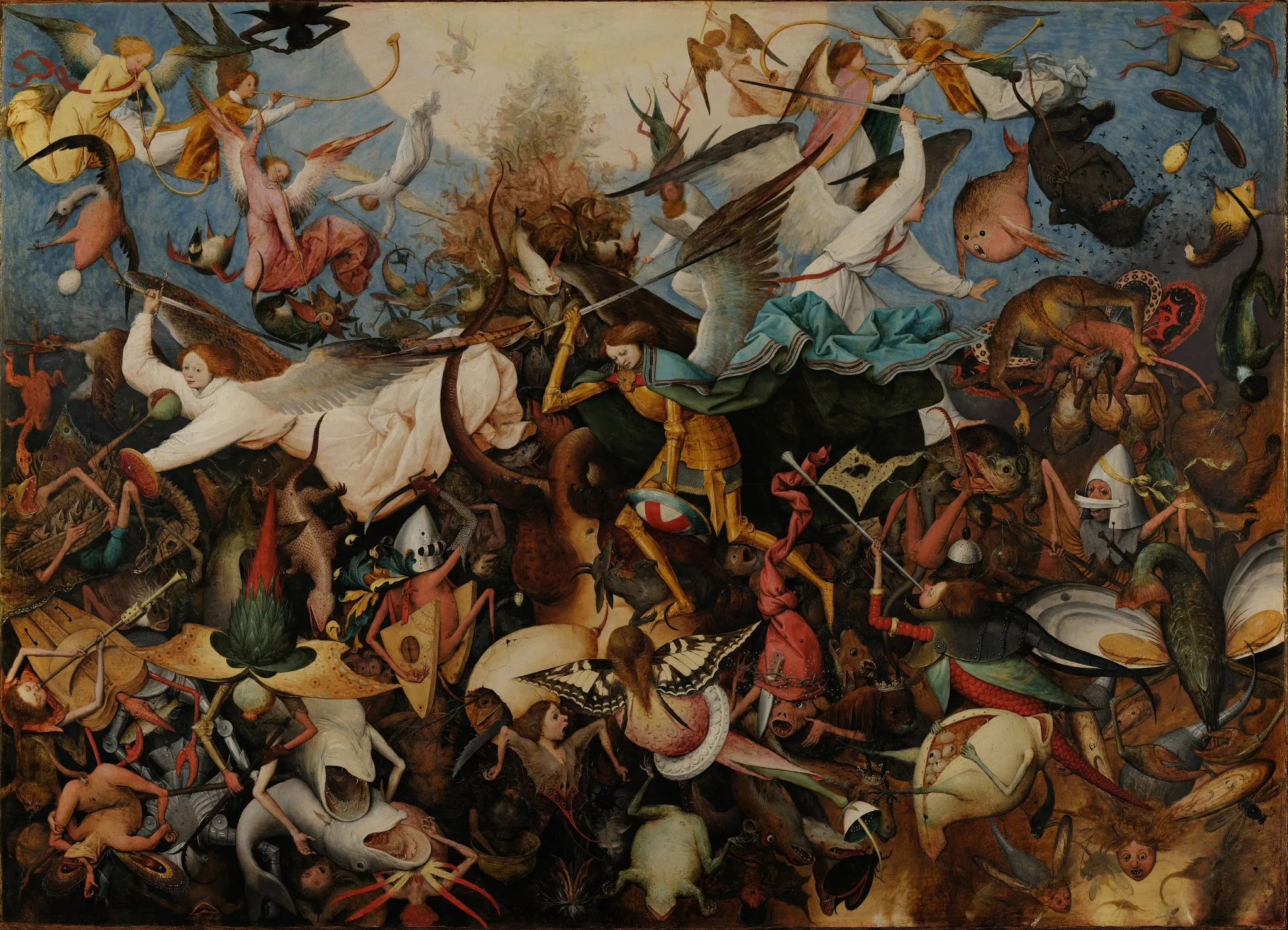 The Fall of the Rebel Angels — hand-painted oil reproduction