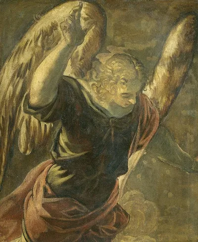 Annunciation the Angel by Tintoretto