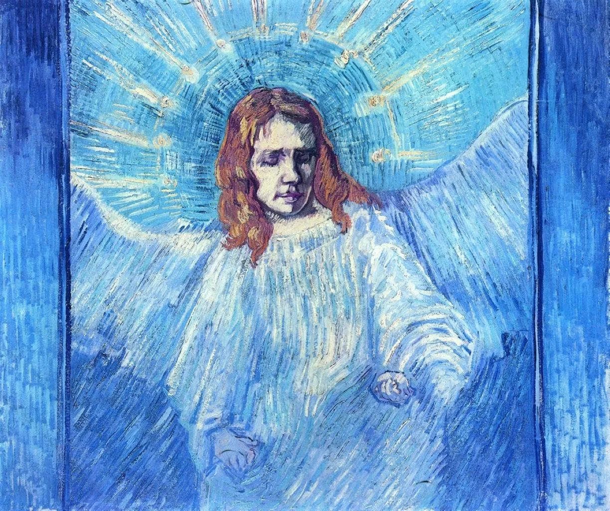 Head of an Angel, after Rembrandt — hand-painted oil reproduction